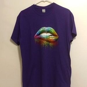 Gildan Medium Purple graphic tshirt